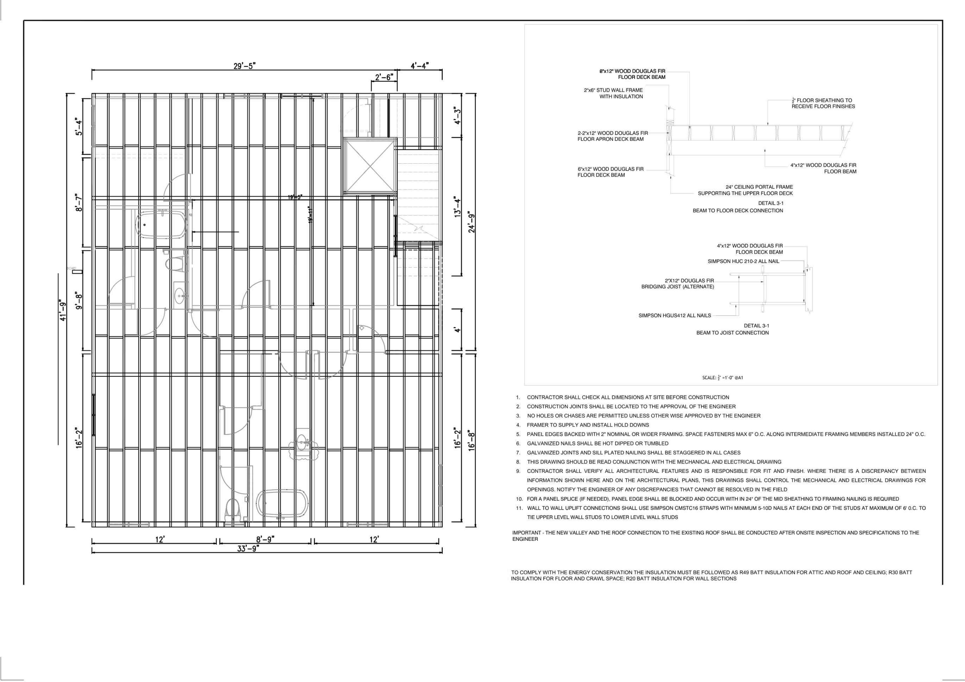 S-201 — Framing Plan